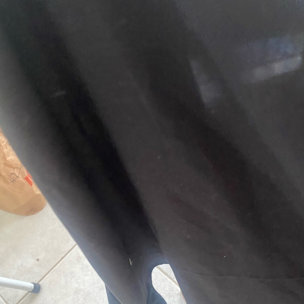 Exlarge black tablecloth size 60 x 120 perfect condition